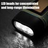 Solar And Hand Crank Flashlight 5-in-1 Emergency LED Light with Type-C Charging Waterproof Portable Power Bank for Camping Outdoor Use