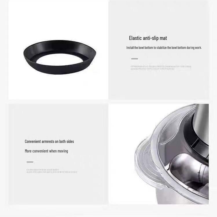 Electric Stainless Steel Meat Grinder & Multi-functional Chopper for Pepper, Garlic, and Vegetables