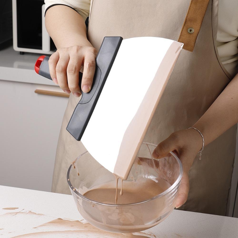 Large Size Chocolate Tempering Scraper Stainless Steel Chocolate Spatula Chocolate Shovel  Dough