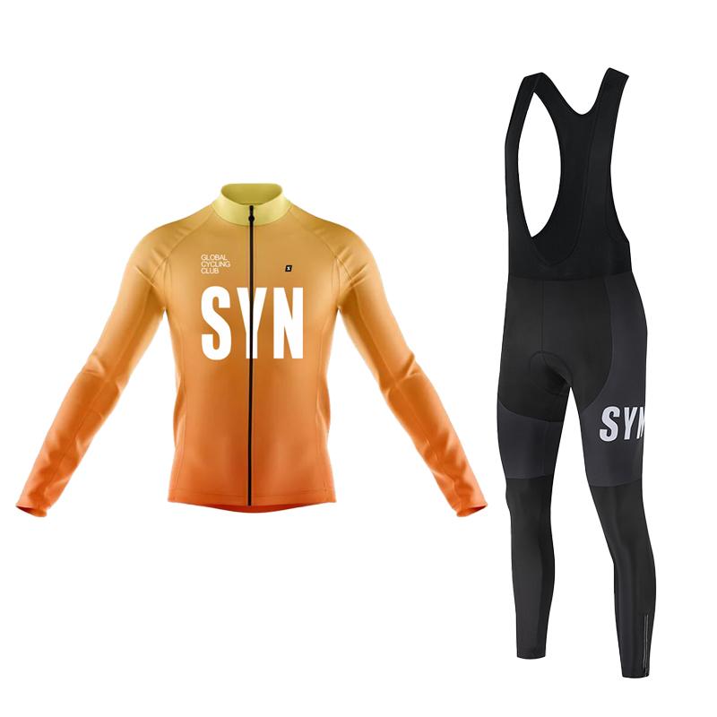 2026 Selling Autumn and Winter Bicycle Jersey Long Sleeved Cycling Suit Set Bicycle Bib Men's Professional Team Racing Suit