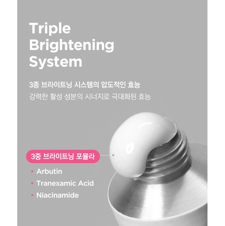 TOSOWOONG Arbutin 7% + Tranexamic Acid 4% Cream 50ml — Triple Brightening Formula with Niacinamide