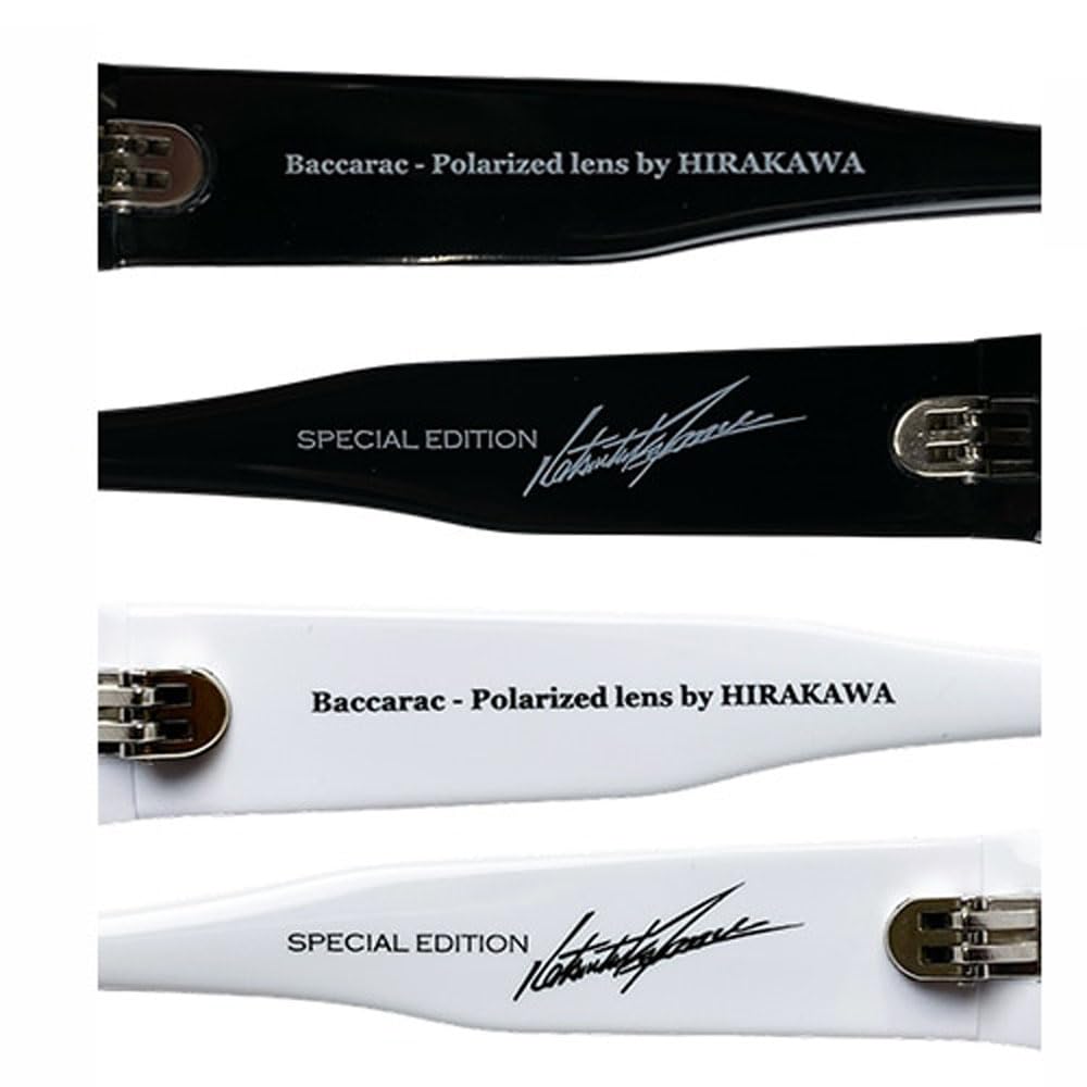 Imakatsu Baccarac LD Sunglasses Special Edition Black x IK Structure Scan IK-707 K.IMAE - (Silver Mirror)