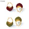 French Simple Retro Bag, Oil Dripping Ear Buckle, Fashionable New Titanium Steel Earrings, Personalized Design Earrings, Women