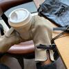 Bowknot Plush Driving Gloves Anti-slip Outdoor Riding Mittens Elasticity Soft Gloves  Motorcycle