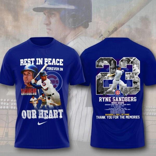 Ryne Sandberg 1959-2025 T Shirt size S-5XL DO2405 Unisex T-Shirt S