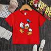 2026 New Edition - Disney Classic Character Donald Duck Printed Children's Pure Cotton Round-neck Loose and Soft Cool T-shirt