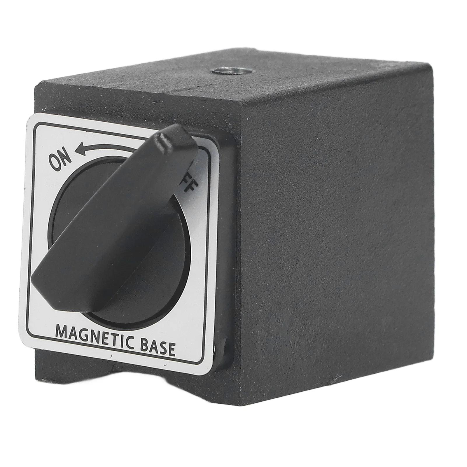 

Magnetic Base Stand Magnetic Base Holder High Hardness 33lb M5 Threaded Dial V Indicator Magnetic Base Stand Magnetic Holder Bed