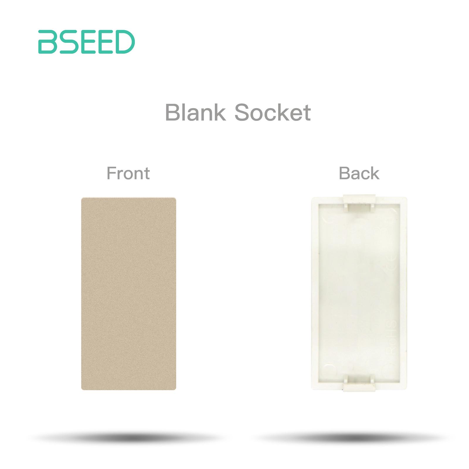 

BSEED ТВ СТ CAT5/6 RJ45/11 Подвійний USB Type-c ЄС Розетка Деталі Рамки з Кришталевого Скла Механічні Вимикачі Світла Вільна Комбінація DIY Parts