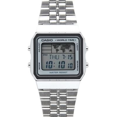 Montre Homme Casio A500WA-7DF Numérique Alarme Heure Universelle Reconditionnée