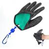 TerraShine Fishing Gloves, Cut-Resistant Fishing Gloves, Non-Slip, Durable, Portable, Abrasion-Resistant, Drop-Resistant, with Magnetic Hook for
