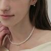 Modernlike 14k Gold-filled Silver Ugly Freshwater Pearl Necklace