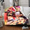 1pc KPop Demon Hunters11 Blanket, Gift, for Men and Women, Soft Blanket, Good for Sofa Bed Couch Travel, Lightweight Flannel Blanket