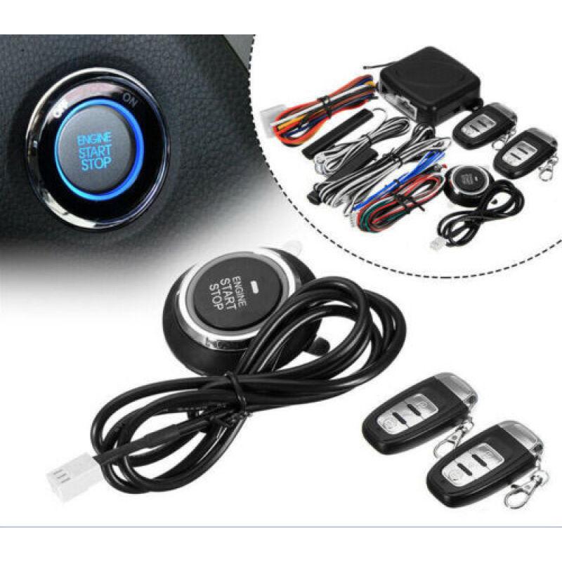 Buy 9 in 1 Start Push Button Remote Starter Keyless Entry Car SUV Alarm