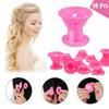 10/20pcs Mushroom Hair Curlers Soft Gentle Hair Care Rollers Non-Slip Silicone Wave Formers for Easy DIY Styling Curling Tools