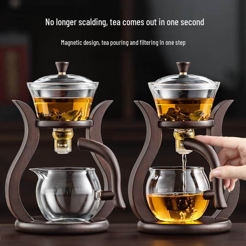 Naijiang Magnetic Glass Kung Fu Tea Set