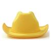 White Hemming Cowboy Hat, Western Cowboy Hat, Thick Material Black and White Hemming Rope Dick Cowboy Hat
