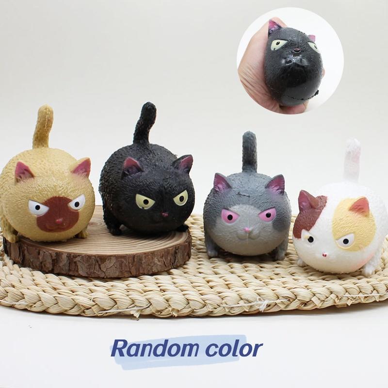 Angry Cat Squeeze Toy Stress Relief Toy For Children And Adults