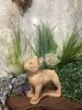 Beautiful Standing Bulldog Figure In Sand Color