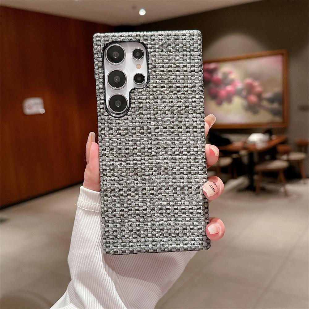 Braided pattern Samsung S11Ultra mobile phone case S11Ultra small fragrant wind S11Plus anti-drop protective case