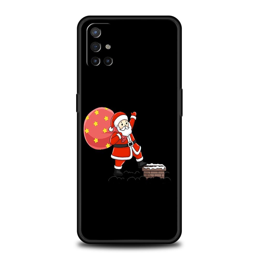 Pouzdro na telefon pro OnePlus 11 10 9 Pro 9T 12R 10R 9R 9RT 10T 8T 8 7 6T 7T Nord 2T CE 2 5G N200 N10 N100 Vánoční Santa Claus