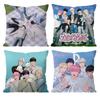 Kpop P-PLAVE Cushion Cover Pattern Printed Pillowcase for Living Room Sofa Cushion Cover & Bedroom Decor