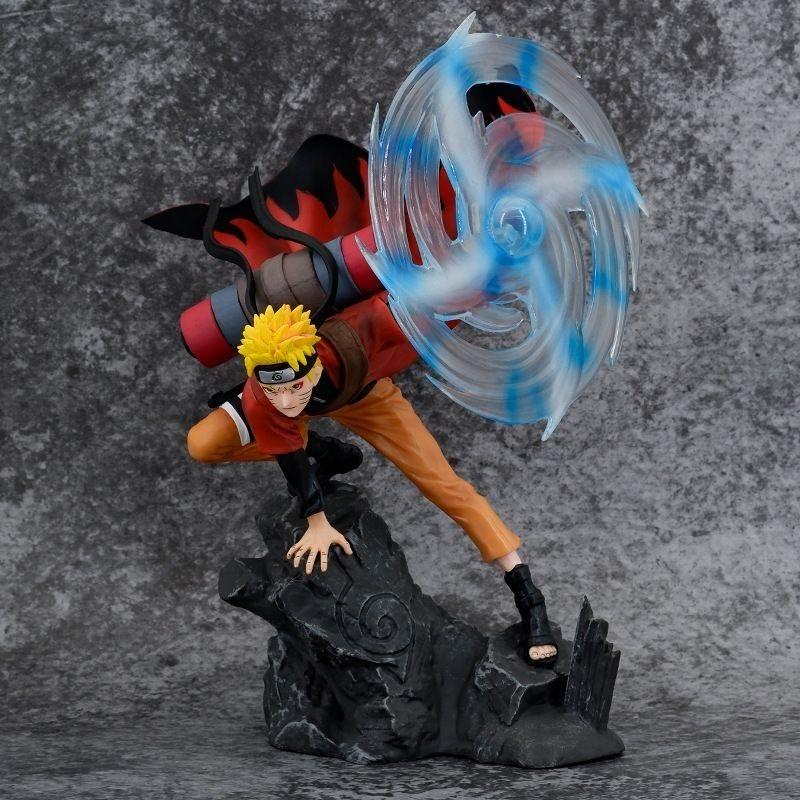 32.5cm/13in Naruto Anime Figure Naruto Uzumaki Rasengan Action Figural Scene PVC Collection Model Desktop Decoration Toy Gift