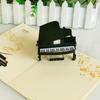 3D pop-up stereo piano přání k svátku špičkový obchodní dárek univerzální přání poděkování a přání požehnání dárky