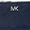 Michael Kors MK Hudson Snap Letter Logo Leather Wallet Men Wallet Navy-Blue 39S5LEDE8L-NAVY