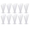 10Pcs Dessert Cups Clear Plastic Mini Goblets for Tiramisu Pudding Jelly Mousse Ice Cream Party Banquet Catering Use