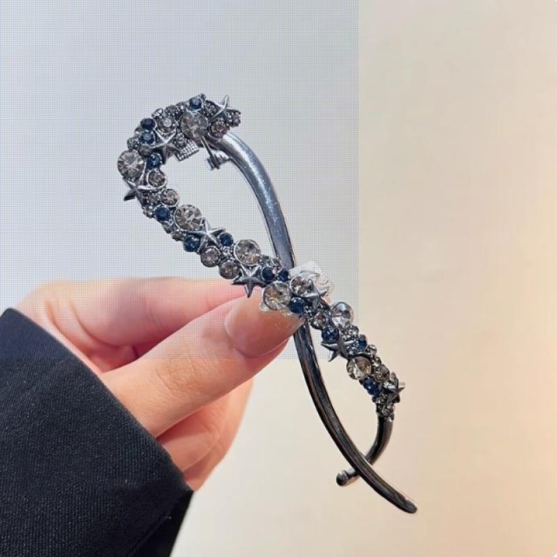Metal  Banana Clip Hairpins Frog Buckle Ponytail Hair Clips Irregular Hair Clip Headdress Hair Accessories