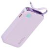 Usams Powerbank Ze Zwijanym Kablemretractable Lightning 10000 Mah Pd 20W Fast Charge Xy Series Fioletowy/Purple 10Kcd22503 (Us-Cd225)