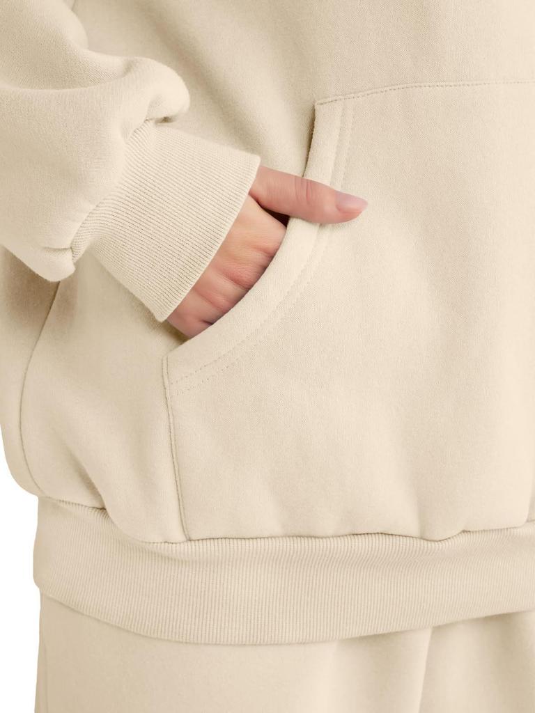 Women's Autumn & Winter Two-Piece Hoodie and Long Pants Sportswear Set
