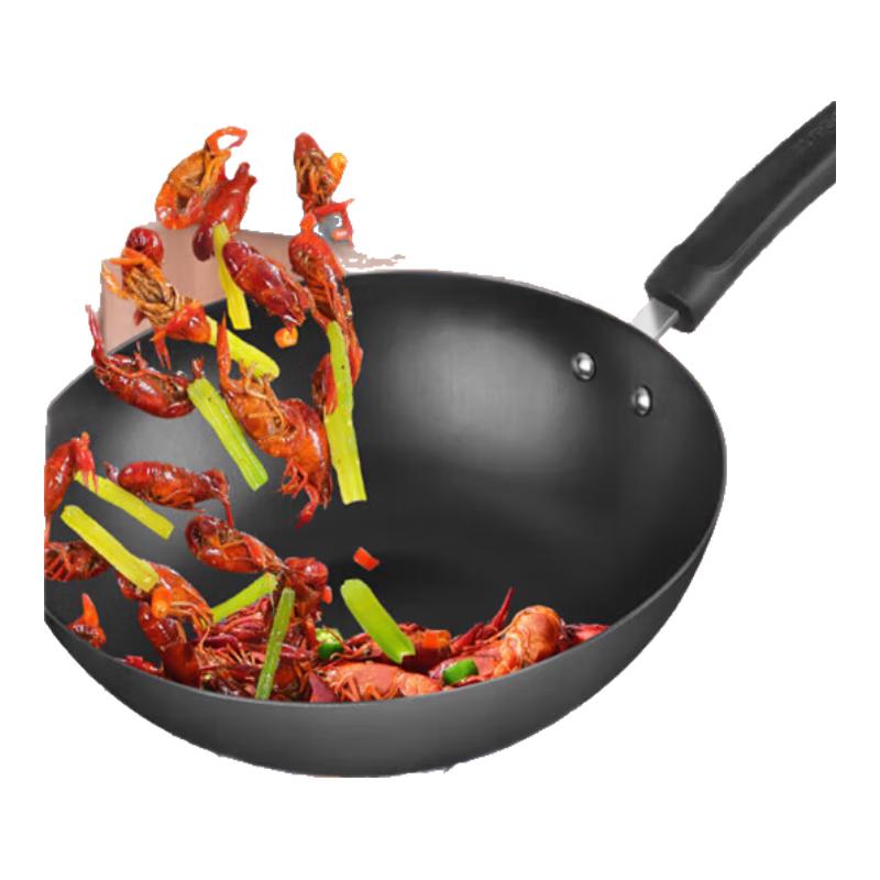 SUPOR Cast Iron Non-Coated Wok
