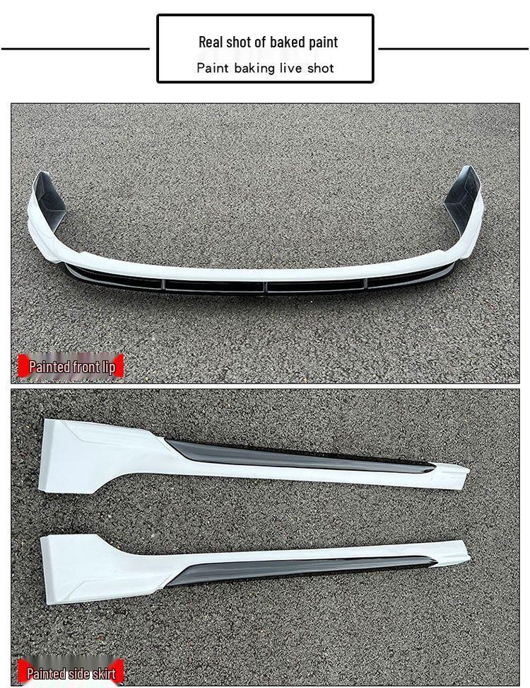BYD Qin Plus Dmi/EV EFG Style Body Kit: Lower Front & Rear Lips, Side Skirts, Tail Wing with Lights