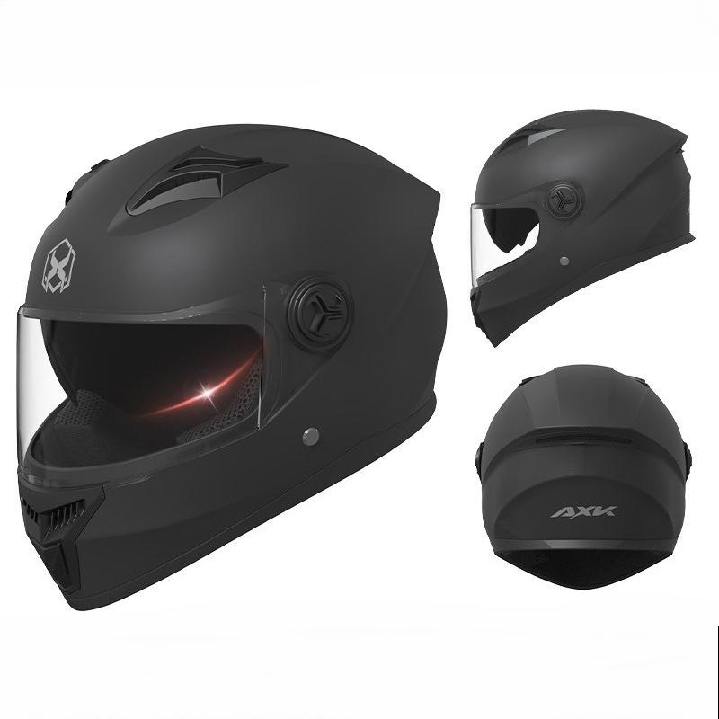 Motorcycle Helmet Men's Winter Warm Locomotive Electric Car Women's Four Seasons Universal Safety Helmet