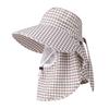 Tea picking hat female summer outdoor work full face dust protection neck cycling breathable mask big edge sun protection sun hat