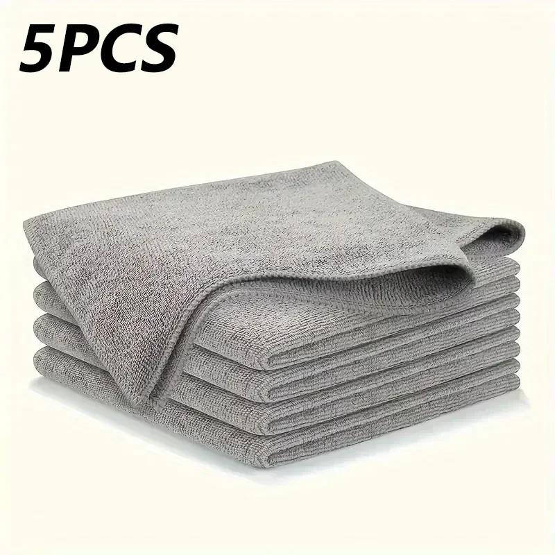 1/50pcs Thicken Microfiber Cleaning Cloths Lint Free Cleaning Towel Cloths Reusable Cleaning Towels Absorbent for Car Window