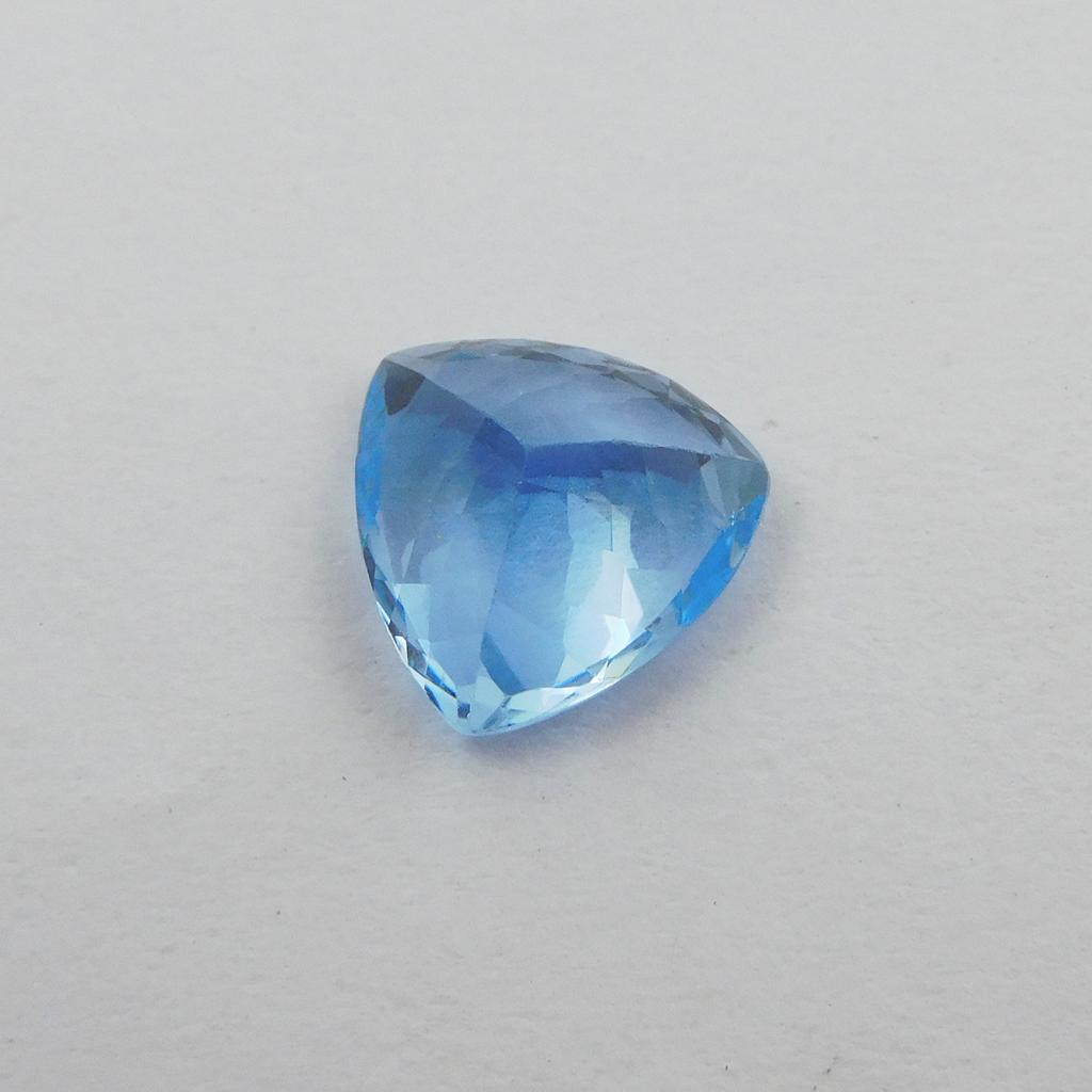 Blue Sapphire Loose Gemstone Natural Sapphire 5.3 Ct Blue Trillion Cut CERTIFIED P-1175-S