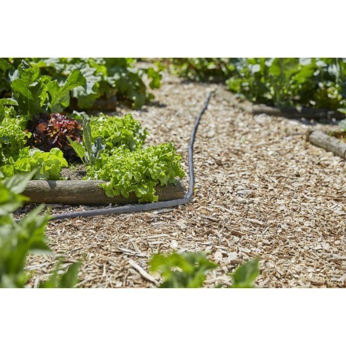Kit Tuyau D'arrosage Textile - GARDENA - Liano™ - Longueur 15m - Ø13mm - Ultra Léger