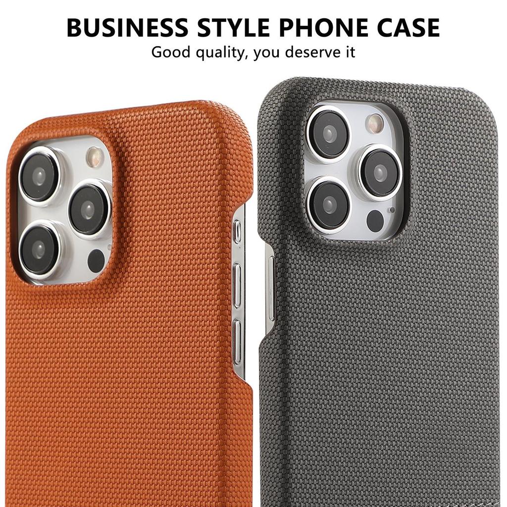 Patchwork Faux Leather Anti-Slip Phone Case for Apple 17 Pro Max/16/15/14 Pro/13/12, Trendy Half-Covered Hard Design