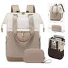 LOVEVOOK 15.6 Inch Laptop Backpack for Women, 2Pcs Waterproof Work Travel Backpack with USB Charging Port, Large Capacity Teache