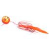 Tungsten Steel Boat Fishing Iron Plate Luminous Beard Sea Fishing Hard Lure Bait with HookA Type Red