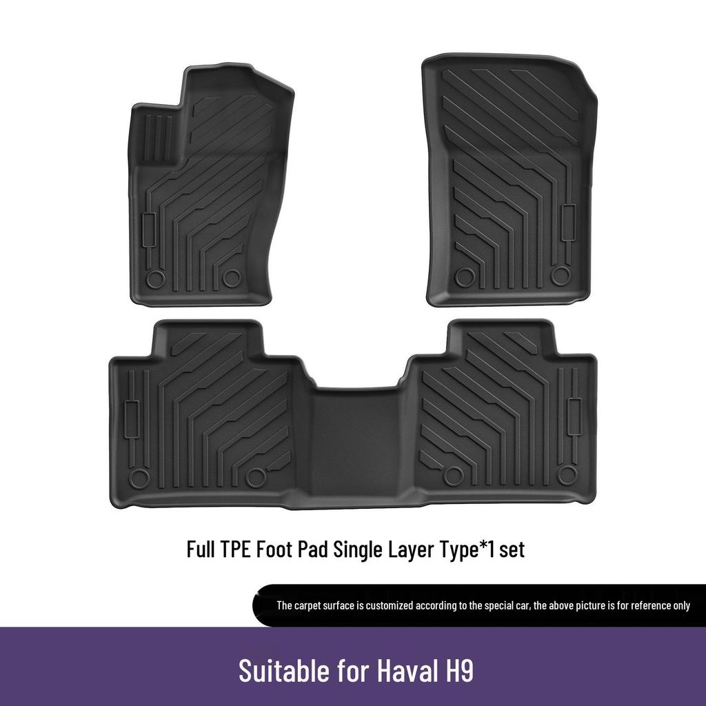2024 Haval H9 TPE 3D All-Weather Floor & Trunk Mats