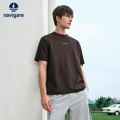 Herren Sommer Rundhals T-Shirt