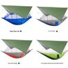 Outdoor Camping Hammock with Mosquito Net and Camo Tarp