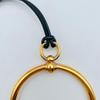 Used 【Unused】Hermes Loop Grand Gold Accessory Pendant Necklace
