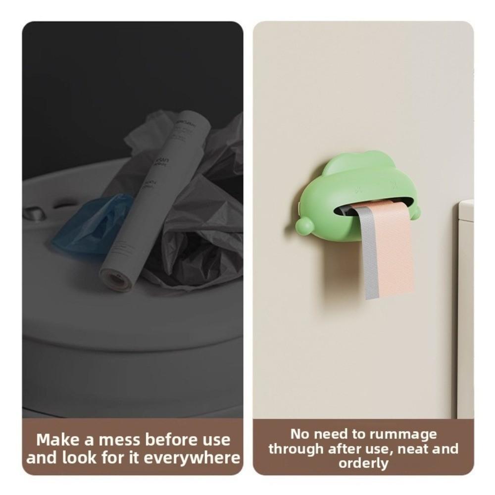 Plastic Garbage Bag Storage Box Wall Mounted Storage Holder Cleaning Bag Sorting Box  Bathroom