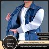 2025 Trendige Herren-Denimweste mit mehreren Taschen - Frühling/Herbst Locker Arbeitskleidung