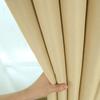 Modern Darkening Blackout Curtains Room High Density Weave Solid Color Simple Design For Bedroom Living Room