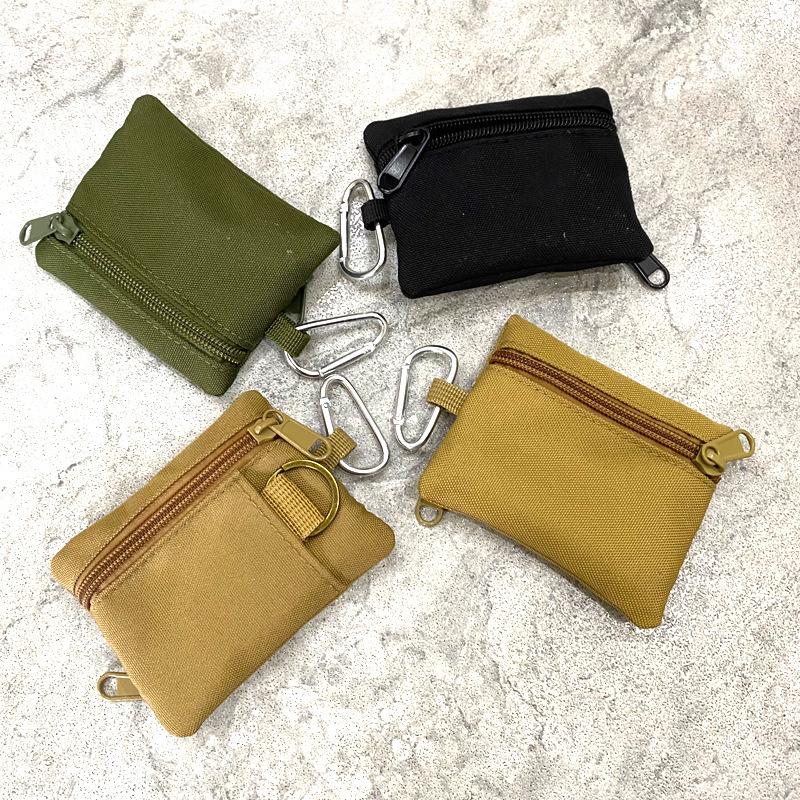 Men's Outdoor Tactical Mini Sports Wallet and Earphone Pouch